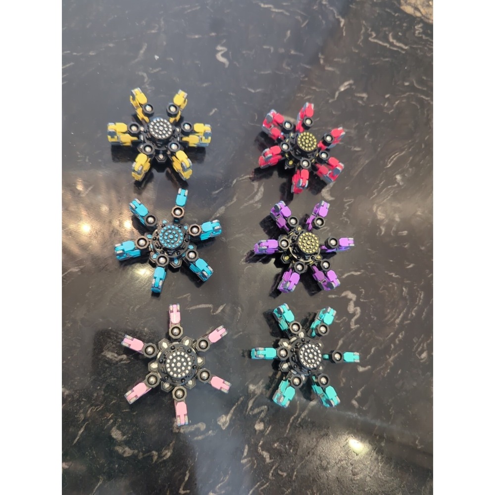 Gokeey Transformable Fidget Spinners 48 Pcs for Kids and Adults Stress...